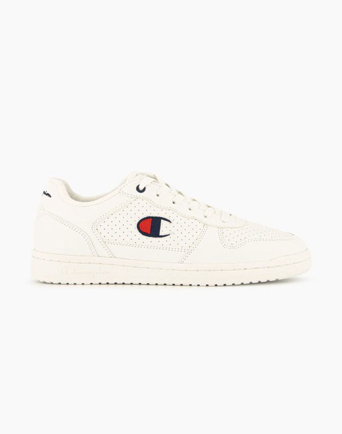 Champion Chicago Faux Leather Erkek Spor Ayakkabı Beyaz ( NHWZFO175 )